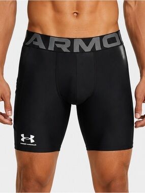 Under Armour HeatGear Compression Shorts Men’s size XL Black Athletic Baselayer